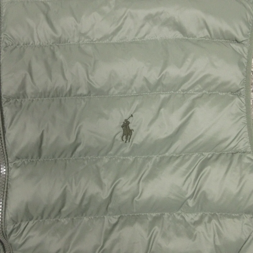 Polo Ralph Lauren Jacket Mens 4XB Green Solid‎ Colden Packable Vest Puffer Pony